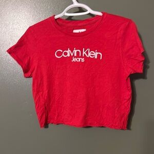 Calvin Klein crop tshirt